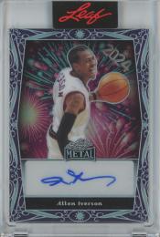 2023 Leaf Metal Allen Iverson Christmas Autograph【1of1】 Philadelphia 76ers