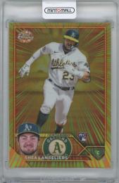 2023 TOPPS Chrome Radiating Rookies / SHEA LANGELIERS(Oakland Athletics)