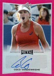 2016 LEAF Metal  Coco Vandeweghe Autograph 01/10 (First No.)