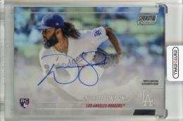 2022 Stadium Club Chrome Andre Jackson Autographs Los Angeles Dodgers