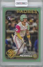 2024 TOPPS Japan Jade Green #18 / JACKSON MERRILL(San Diego Padres) 【06/75】