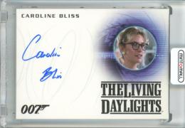 2015 Rittenhouse James Bond Archives Caroline Bliss as Miss Moneypenny #A263 Autographs