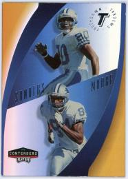 1998 Playoff Contenders Touchdown Tandems #4 Barry Sanders/Herman Moore