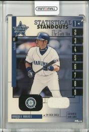 2001 Leaf Rookies & Stars Ichiro Statistical Standouts On Deck Circle Seattle Mariners