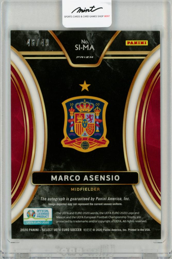 ミントモール / MINT 福岡店 / 2020 Panini Select Euro Marco Asensio Prizms Coppe  Signatures Auto 直筆サインカード 46/49