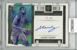 【表面キズあり】2022-23 PANINI Impeccable Jaden Hardy Autograph (RC)【37/99】