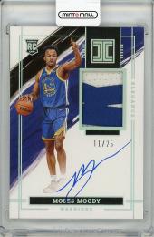 【裏面微キズあり】2021-2022 PANINI Impeccable Moses Moody Autograph & Material (RC)【11/25】