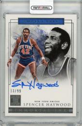 【裏面若干キズあり】2018-19 PANINI Impeccable Spencer Haywood Autograph【13/99】
