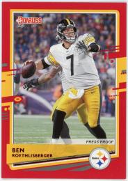 2020 Donruss Press Proof Red #213 Ben Roethlisberger