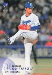 2025 BBM 1stバージョン #143 清水達也(中日) レギュラーカード