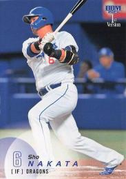 2025 BBM 1stバージョン #150 中田翔(中日) レギュラーカード