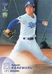 2025 BBM 1stバージョン #157 金丸夢斗(中日) レギュラーカード RC