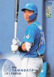 2025 BBM 1stバージョン #215 山縣秀(日本ハム) レギュラーカード RC