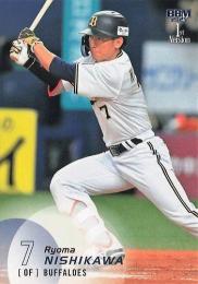 2025 BBM 1stバージョン #290 西川龍馬(オリックス) レギュラーカード
