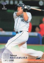 2025 BBM 1stバージョン #313 中村剛也(西武) レギュラーカード