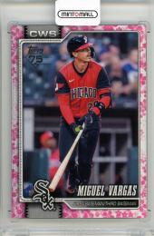 2026 TOPPS Series 1 Japan Edition Miguel Vargas Cherry Brossom #329【75/99】 Chicago White Sox
