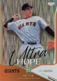 2025 BBM 1stバージョン #UH01 石塚裕星(巨人) ULTRA HOPE インサートカード RC