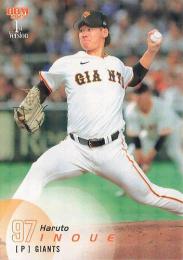 2025 BBM 1stバージョン #10 井上温大(巨人) キラカード版レギュラーカード