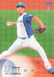 2025 BBM 1stバージョン #192 伊藤大海(日本ハム) キラカード版レギュラーカード
