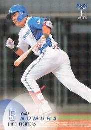 2025 BBM 1stバージョン #204 野村佑希(日本ハム) キラカード版レギュラーカード