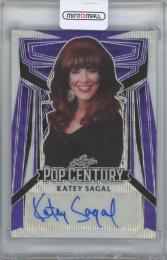 2023 LEAF Pop Century Metal Wave Purple Autographs / KATEY SAGAL 【1/6】