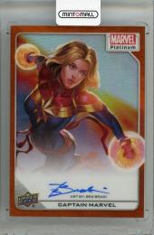 2023 UPPER DECK Marvel Platinum  Artist by Ben Bradi Orange Rainbow Autographs #15 【19/25】