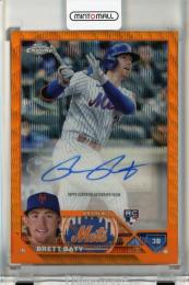 2023 Topps Chrome Brett Baty Rookie Autographs Orange Wave Refractors RC #ACBBA【10/25】
