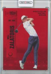 2022 SkyBox Metal Universe Champions Will Zalatoris Red Precious Metal Gem/#084【057/100】