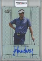 2012 Leaf Metal Golf Trevor Immelman Base Autograph/Prismatic Refractor Parallels/#BA-TL1【40/50】