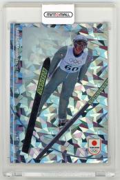 2024 EPOCH TEAM JAPAN OFFICIAL TRADING CARDS WINTER OLYMPIANS 原田雅彦 REGULAR PARALLEL ホログラム版D【6/10】 スキー/ジャンプ