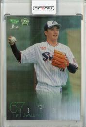 2024 BBM ベースボールカード 1stバージョン 伊藤琉偉 レギュラー ルーキーパラレル 銀紙版【022/300】 ヤクルト