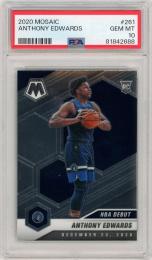 2020-21 PANINI Mosaic Anthony Edwards RC #261【PSA10】《Gem-MINT》 Minnesota Timberwolves