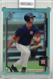 2015 Bowman Draft Kyle Tucker Chrome Blue Sky Refractor Houston Astros