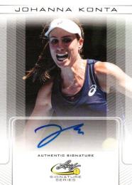 2017 LEAF Signature Series  Johanna Konta Autograph