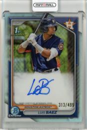 2024 Bowman  Luis Baez Chrome Prospect Autograph Refractor【313/499】 Houston Astros