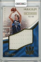 2016-17 PANINI Immaculate Collection Dirk Nowitzki Game Worn Material【92/99】