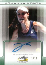 2017 LEAF Signature Series  Johanna Konta Autograph 1/10 (First No.)