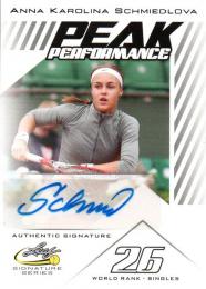 2017 LEAF Signature Series  Anna Karolina Schmiedlova Autograph