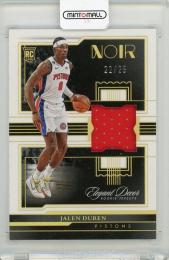 2022-23 Panini Noir Basketball Jalen Duren Elegant Decor No. EDR-JDR【22/25】 Detroit Pistons