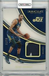 【裏面下角若干難あり】2016-17 PANINI Immaculate Collection Rudy Gobert Game Worn Material【04/27】