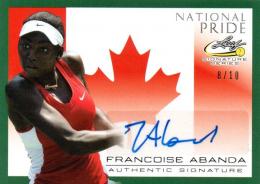 2017 LEAF Signature Series  Francoise Abanda Autograph 8/10