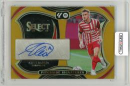2024-25 Panini Select LaLiga Aleix Garcia Pitchside Signature Gold Parallel【2/10】 Girona FC