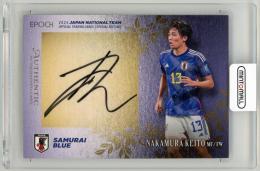 2024 EPOCH サッカー日本代表オフィシャルトレーディングカード スペシャルエディション 中村敬斗 直筆サインカード【35/40】