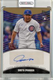 2024 Topps Japan Shota Imanaga Autographs Gold #JEASI【01/25】 Chicago Cubs