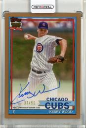 2026 Topps Kerry Wood 91 Topps Autographs Gold Foil #91AKW【31/50】 Chicago Cubs