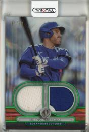 2024 Topps Tribute Freddie Freeman Dual Relics Green #DRFF【87/99】 Los Angeles Dodgers