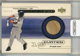 2000 Upper Deck Tony Gwynn Ovation A Piece of History #TG San Diego Padres