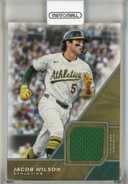 2026 Topps Jacob Wilson Major League Materials #MLMJWI Athletics