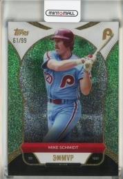 2025 Topps Welcome to the Club 3X MVP Mike Schmidt Green Stardust Foil #17【61/99】 Philadelphia Phillies