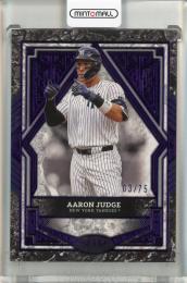 2025 Topps Tier One Aaron Judge Purple Foil #25【03/75】 New York Yankees